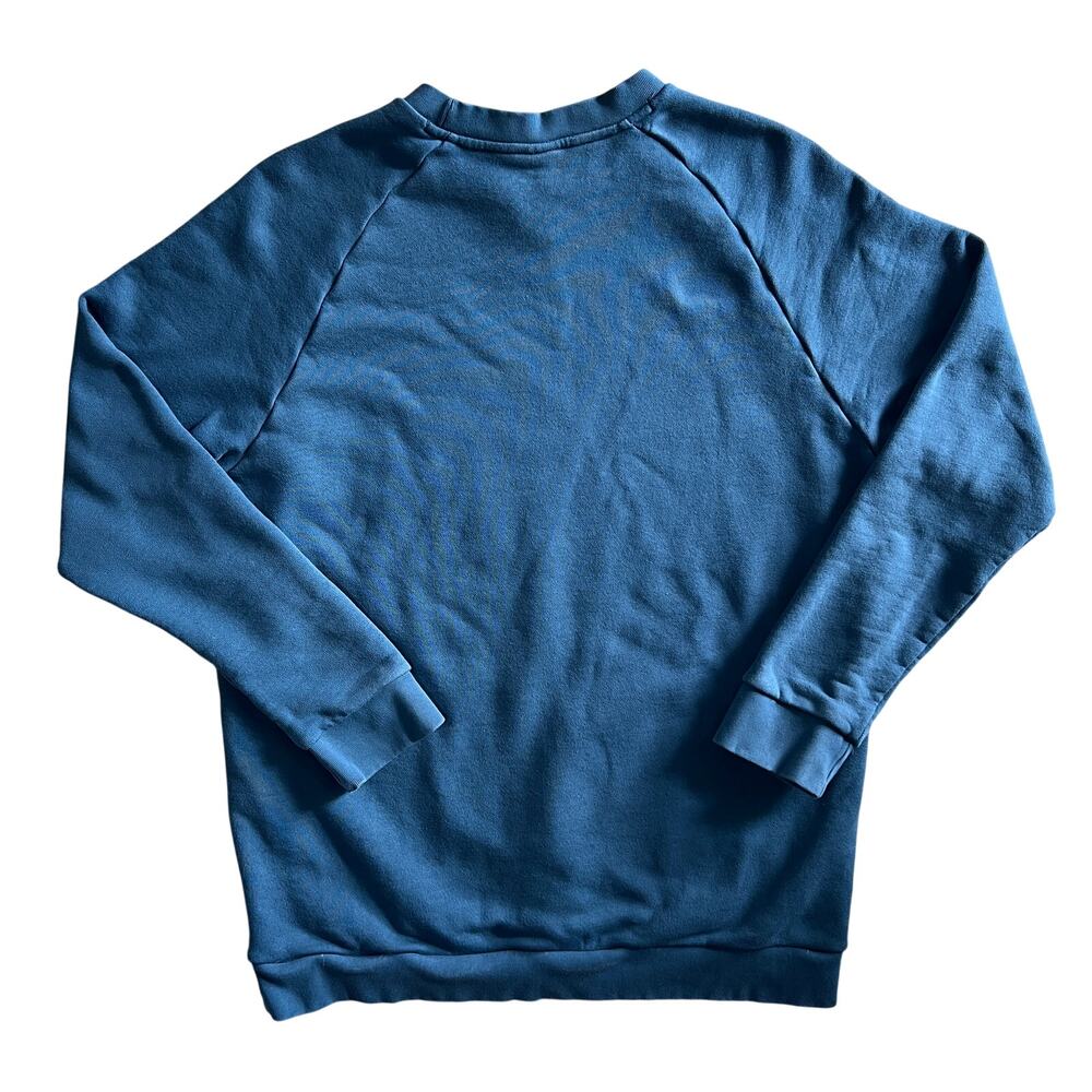 Vintage Adidas Originals Trefoil Sweatshirt Blue Oversized Crewneck Women’s L - Picture 9 of 10